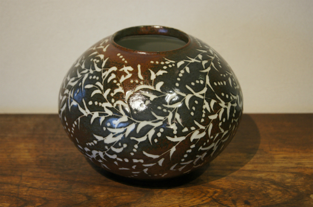 砥部焼 常山窯 丸壺 作家もの 未使用品 - forstec.com
