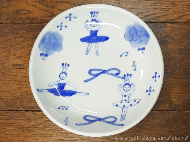 銘々皿　大（バレリーナ）