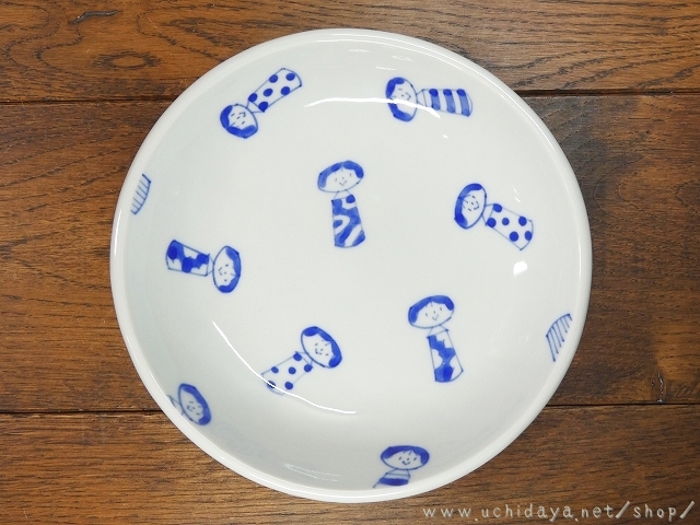 銘々皿　大（こけし）