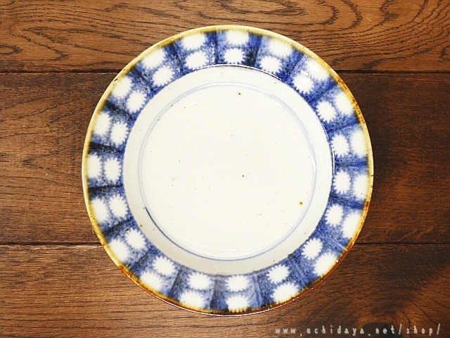 6寸リム皿　（オナモミ）  