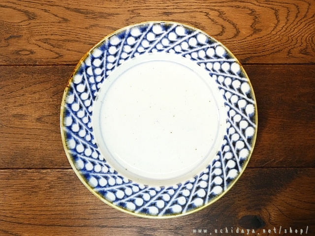 7寸リム皿　すずらんA