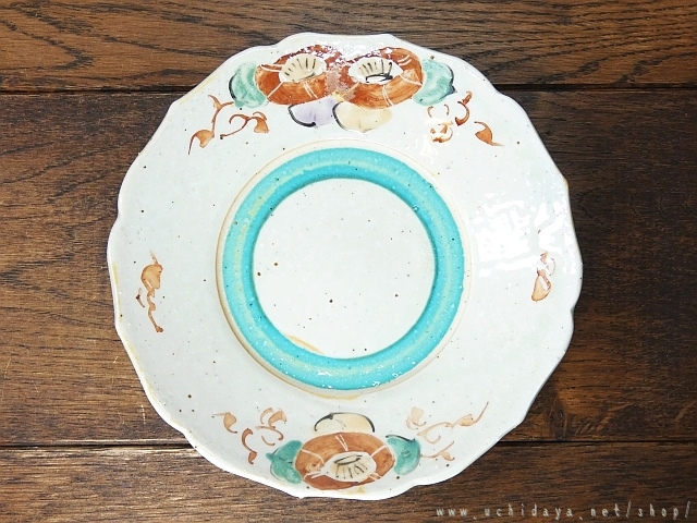 砥部焼　中田窯　5寸皿3枚セット 砥部焼 中田窯 5寸リム皿（広） 花D | 内田屋通販